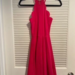 Hot pink adorable dress! Super flattering!